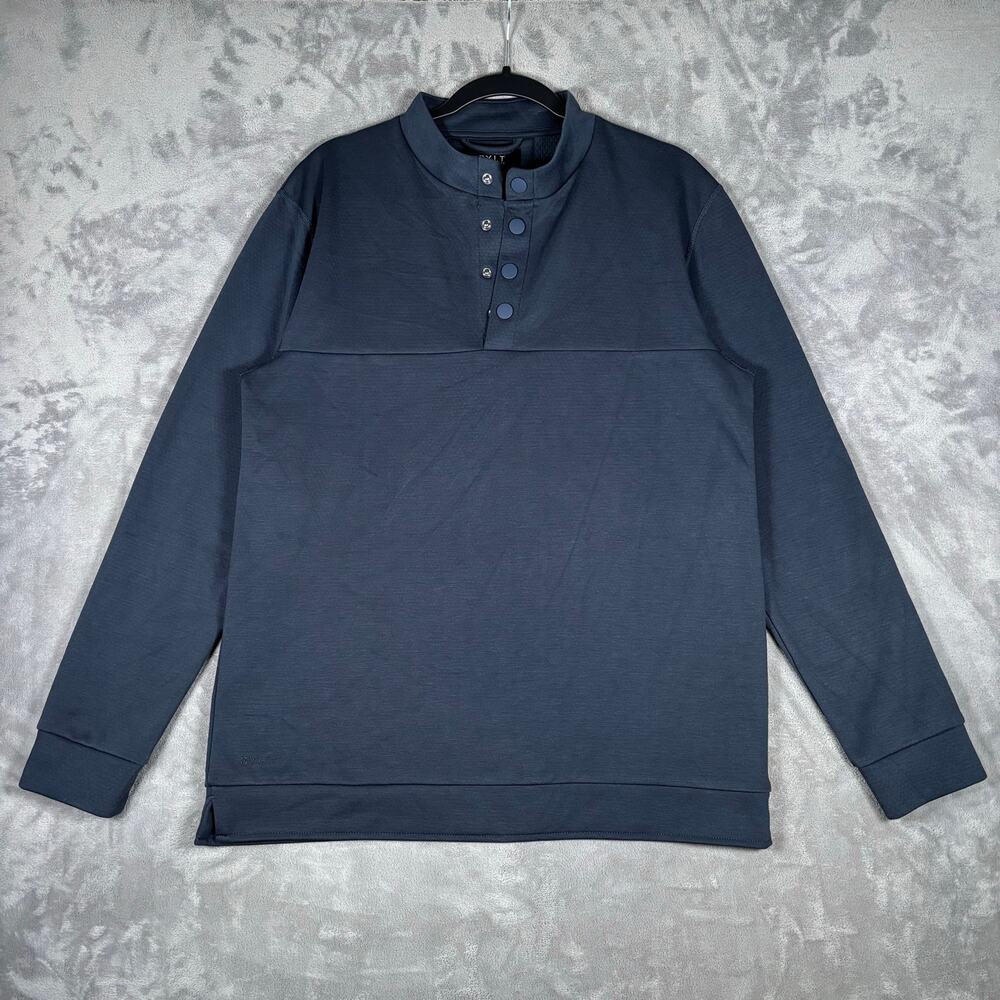 BYLT Adventure Fleece Quarter Snap Pullover Men’s Large Blue Sweatshirt